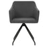 Swen Studio -  Swivel Dining Chairs 6 pcs Dark Grey Fabric (UK/IE/FI/NO only) (3x331509)